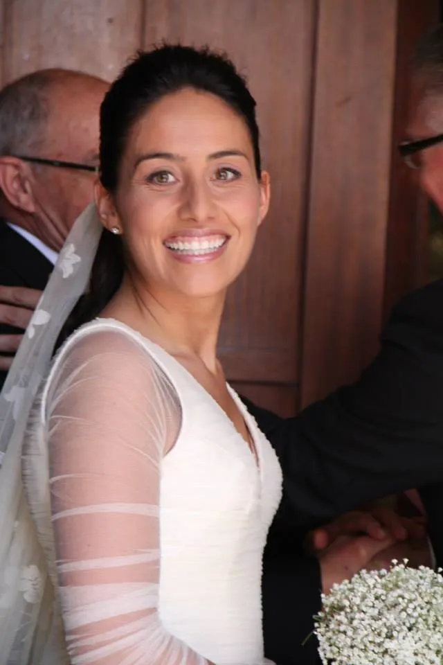 Brocado de seda fallera - Detalle 3 del vestido de novia