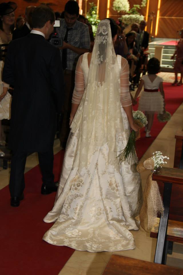 Brocado de seda fallera